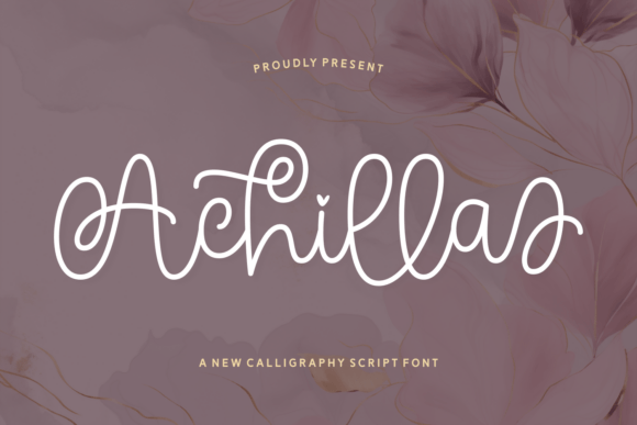 Achilla: A Delicate Script for Elegant Design