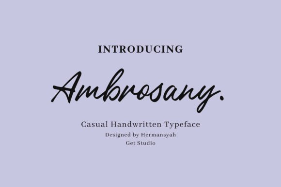 Ambrosany Script: A Natural Fit for Small Business Branding