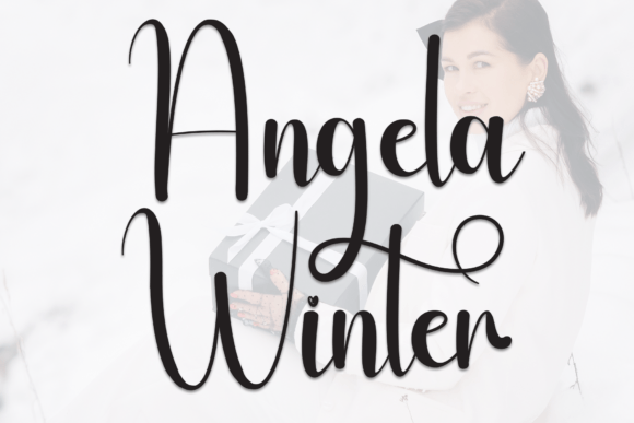 Angela Winter: A Handwritten Display Font