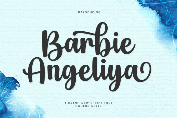 Barbie Angeliya: A Feminine Script Font