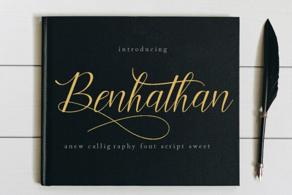 Benhathan: A Graceful Script Font