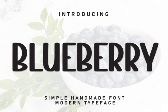 Bluberry: A Handwritten Font That Brings Small Business Branding to Life