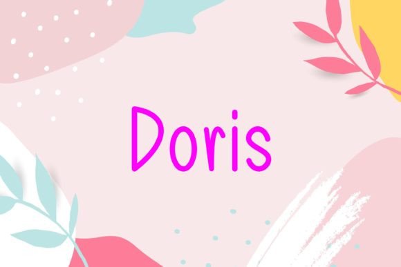 Doris Font Review: A Handwritten Typeface for Small Business Branding