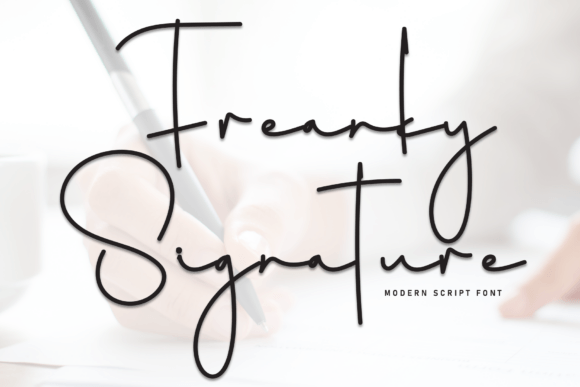 Freanky Signature Font for Creative Projects