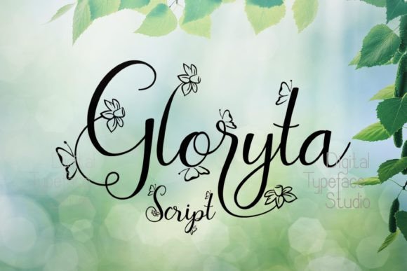 Gloryta Script Font for Handmade Sellers and Crafters