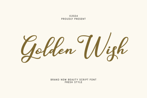 Golden Wish Font for Business