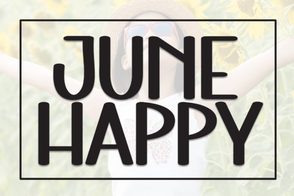 June Happy: A Playful Script Font for Engaging Web Designs