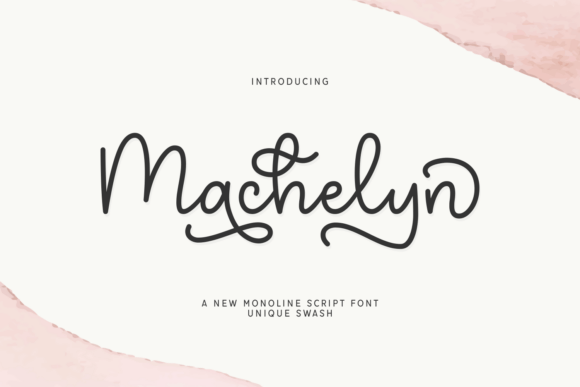 Machelyn: A Script Font for Elegant Design