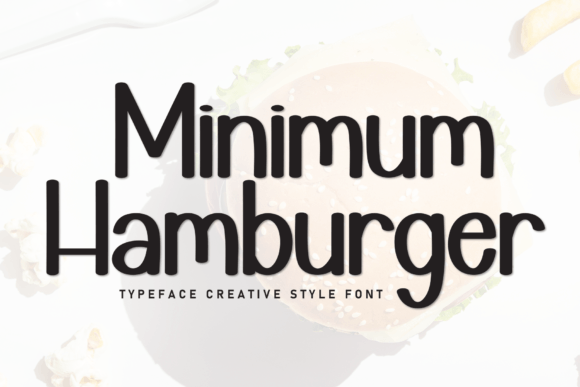 Minimum Hamburger: A Display Font with Editorial Charm