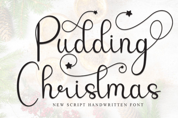 Pudding Christmas: A Charming Script Font