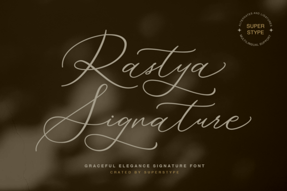 Rastya: A High-Impact Script Font for Modern Web Design