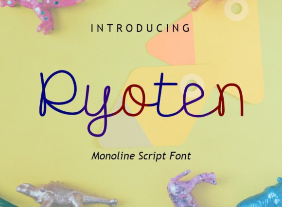 Ryoten: A Playful Script Font for Web Design Projects