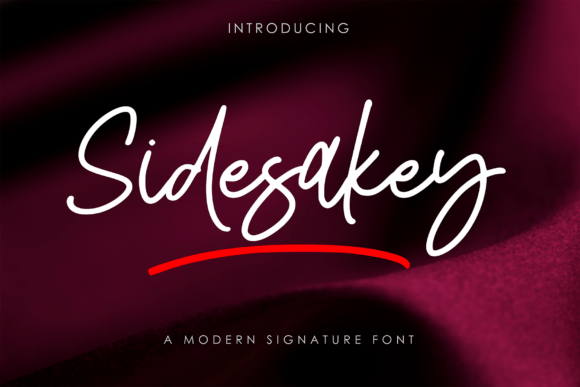 Sidesakey: A Handwritten Font That Elevates Brand Content