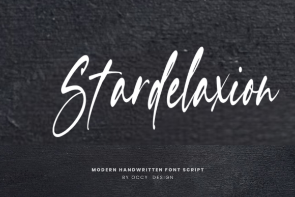 Stardelaxion: A Stylish Script Font