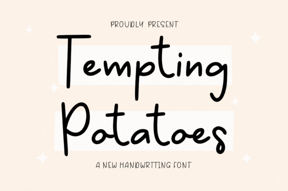 Tempting Potatoes: A Handwritten Typeface for Brand Designers