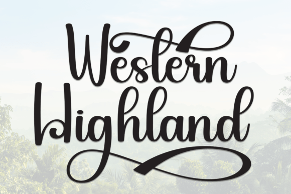 Western Highland Brings Bold Character to Digital Typography